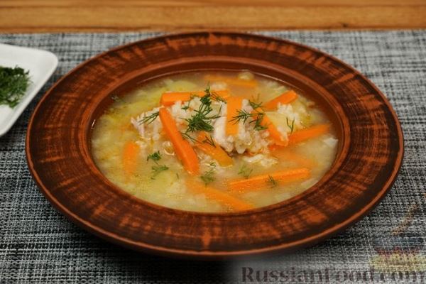 Суп из индейки с рисом